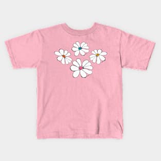 Charming Daisy Doodles: Perfect Gifts for April Birthdays and Mother's Day Kids T-Shirt